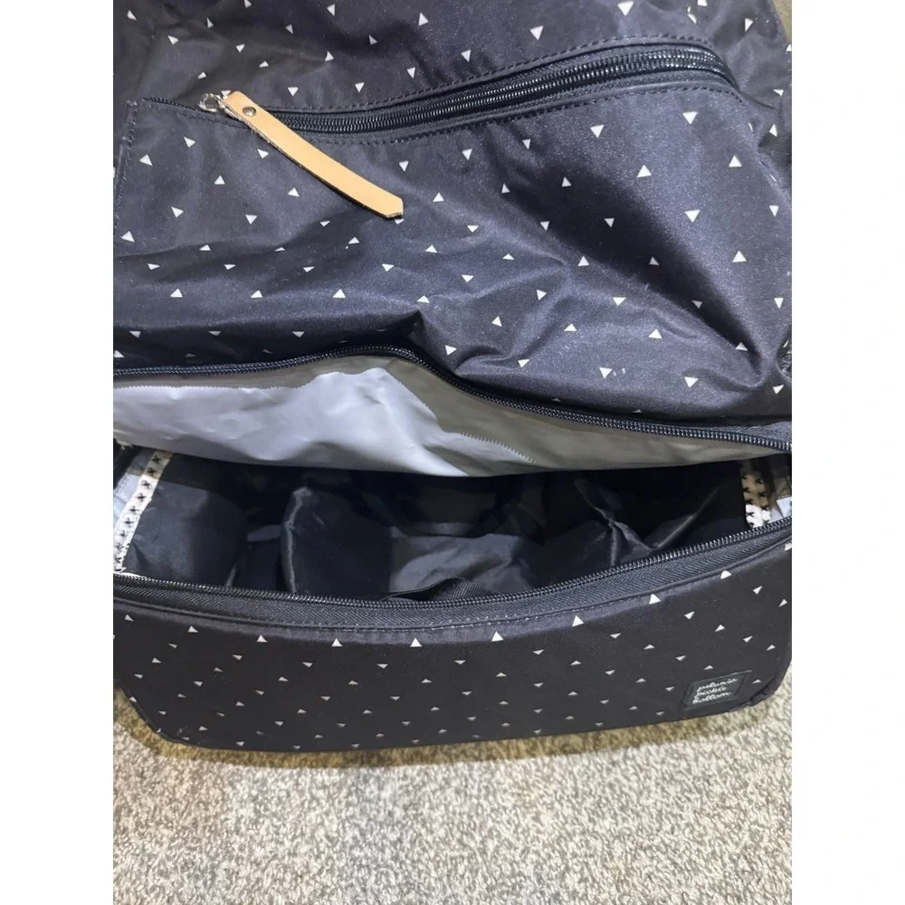 Petunia Pickle Bottom Axis Geometric Print‎ Diaper Backpack Black